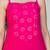 Pink floral printed cotton stitched co-ord set for women
