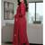 Maroon floral printed cotton stitched kurta set with palazzo & dupatta for women