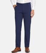 Blue strechable trousers