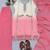 Multicolor faux georgette embroidered palazzo set