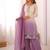 Multicolor faux georgette embroidered palazzo set