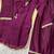 Rani-pink silk blend lace farshi salwar set