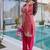 Champagne viscose embroidered farshi salwar set