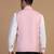 Men pink linen jacket