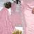 Pink faux georgette embroidered palazzo set