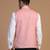 Pink linen jacket for men