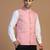 Pink linen jacket for men
