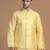 Men yellow embroidered jacket