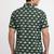Green block print cotton casual shirt for men