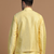 Men yellow embroidered jacket