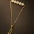Premium floral gold plated cz diamond bracelet