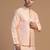 Men peach embroidered jacket