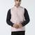 Pink linen jacket for men