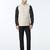 Men beige linen nehru jacket