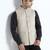 Men beige linen nehru jacket