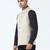 Men beige linen nehru jacket