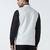 Men white checked nehru jacket