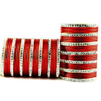 metel suhag chura red colour size-2.4,2.6,2.8,2.10 2