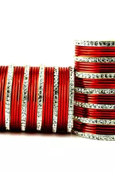 metel suhag chura red colour size-2.4,2.6,2.8,2.10