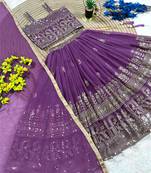 Kids pich fuax lehenga choli dupata  embroidery work