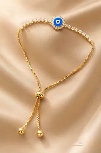 Gorgeous moving solitaire geometric heart slider bracelet