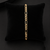 Gold figaro chain bracelet for men & women