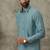Teal plain cotton shirt men shirts