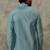 Teal plain cotton shirt men shirts