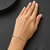 Gold figaro chain bracelet for men & women