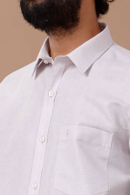 lavender cotton blend men's dhoti kurta set with traditional shirt 2