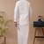 Pink shirt cotton blend veshti set with shirt