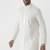 Cream mandarin collar straight short kurta