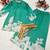  teal casual co-ord set with floral print
