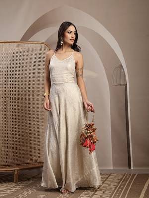  jashn edit rust brown faux silk chevron woven potli 8