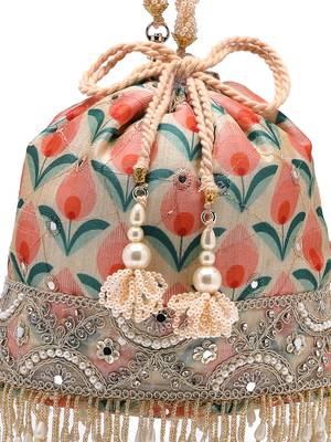  jashn edit beige faux silk floral print potli 7