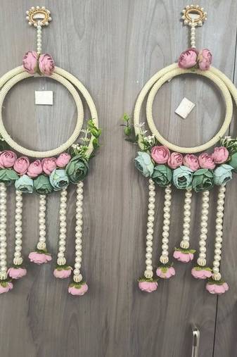Traditional Decorative Handmade Multicolour Moti Chudi Peony Hanging for Decoration  (SMALL13)