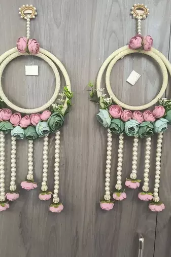 Traditional Decorative Handmade Multicolour Moti Chudi Peony Hanging for Decoration  (SMALL13)
