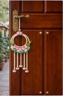 Traditional Decorative Handmade Multicolour Moti Chudi Peony Hanging for Decoration  (SMALL13) 3