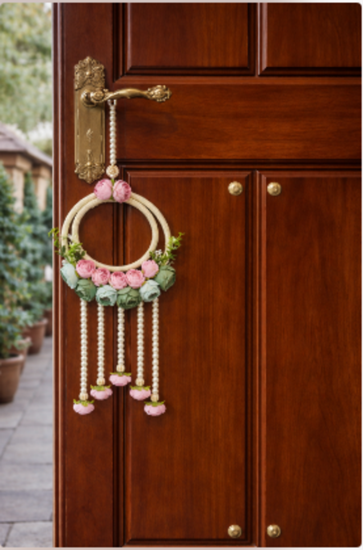 Traditional Decorative Handmade Multicolour Moti Chudi Peony Hanging for Decoration  (SMALL13)