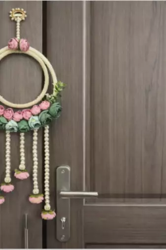 Traditional Decorative Handmade Multicolour Moti Chudi Peony Hanging for Decoration  (SMALL13)