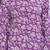 Purple floral printed cotton tunic short kurti top for women