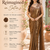 Graceful women's lavender embroidered ready to wear satin saree with stiched blouse