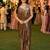 Women's stylish brown satin ready to wear saree with stiched blouse -perfect for party & festive