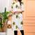Green floral printed cotton tunic short kurti top for women