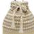   dewdrop fringe champagne gold velvet beaded potli