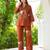 Brown floral printed cotton tunic short kurti top for women