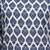 Navy-blue floral printed cotton tunic short kurti top for women