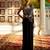 Black embellished chiffon pre drape saree set