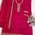 Magenta silk wedding semi stitched palazzo set