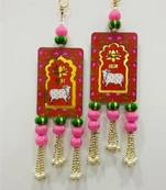 Cow Painting Latkan Hanging Diwali Decorations Wall Door Hanging decoration [Small17]